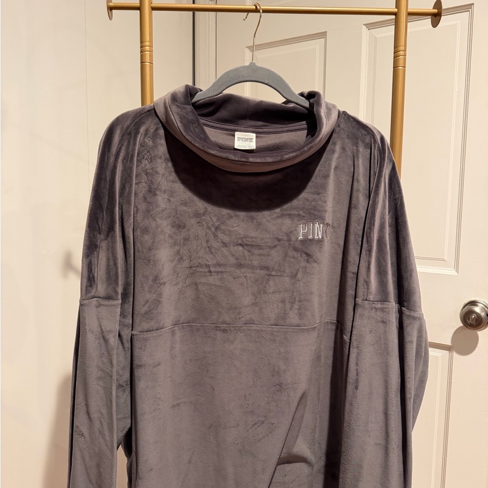 PINK Victoria's Secret Charcoal Turtleneck Sweater